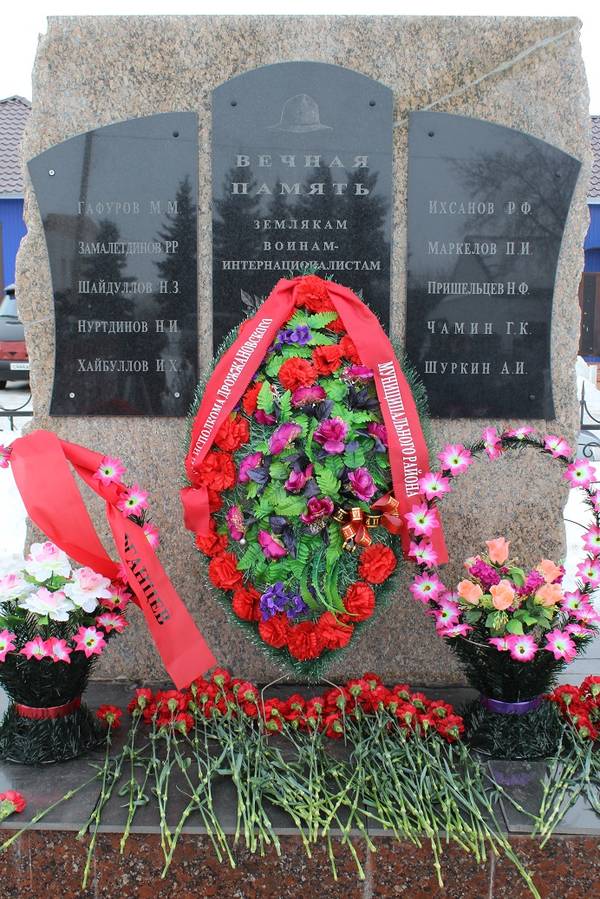 Торжественное мероприятие ко 25 ой годовщине вывода воиск из Афганистана